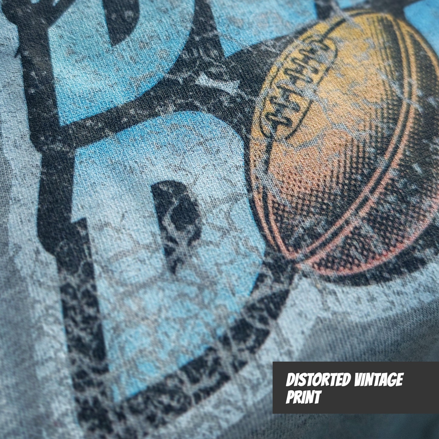 Denver Dolphins - Maglietta organica unisex con stampa vintage sul petto