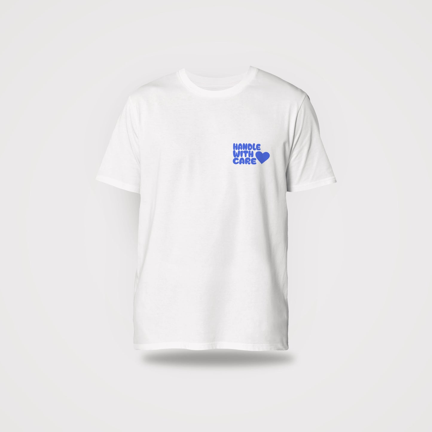 Handle With Care - I Have Feelings Too - Unisex Shirt aus qualitativer Bio-Baumwolle - Rücken- & Frontprint
