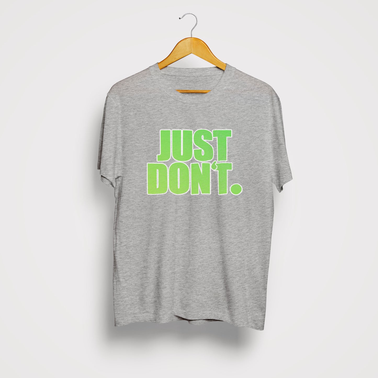 Just Don't - Organic Unisex Shirt mit Vintage Brustprint