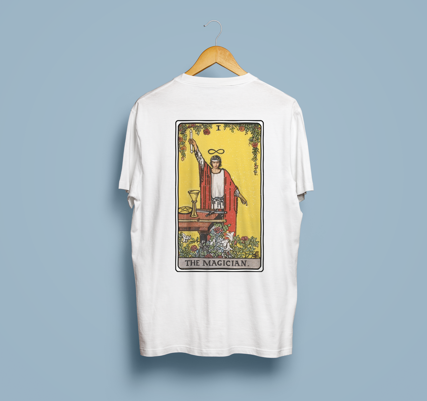 Tarocchi "Il Mago" - maglietta unisex in cotone biologico di alta qualità - stampa sul retro