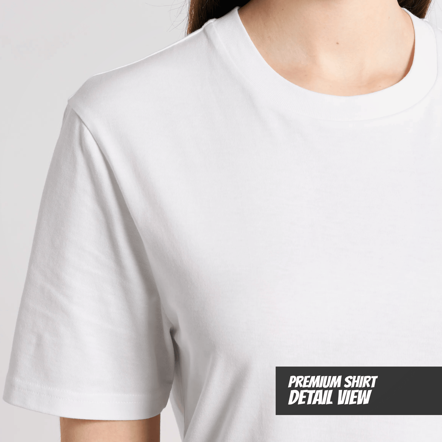 Iconic "Icecream" - Unisex Shirt aus qualitativer Bio-Baumwolle - Brustprint - Organic Shirt