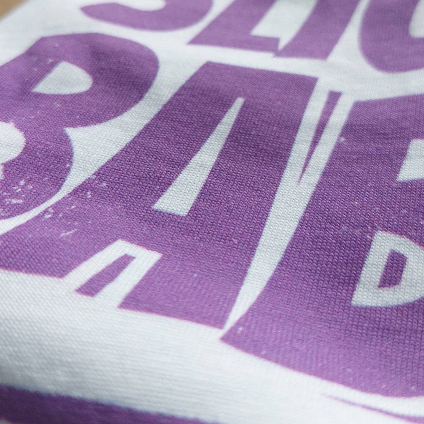 "Slice, Slice, Baby!" - Bite & Banter - Purple - Organic Unisex Shirt with back print