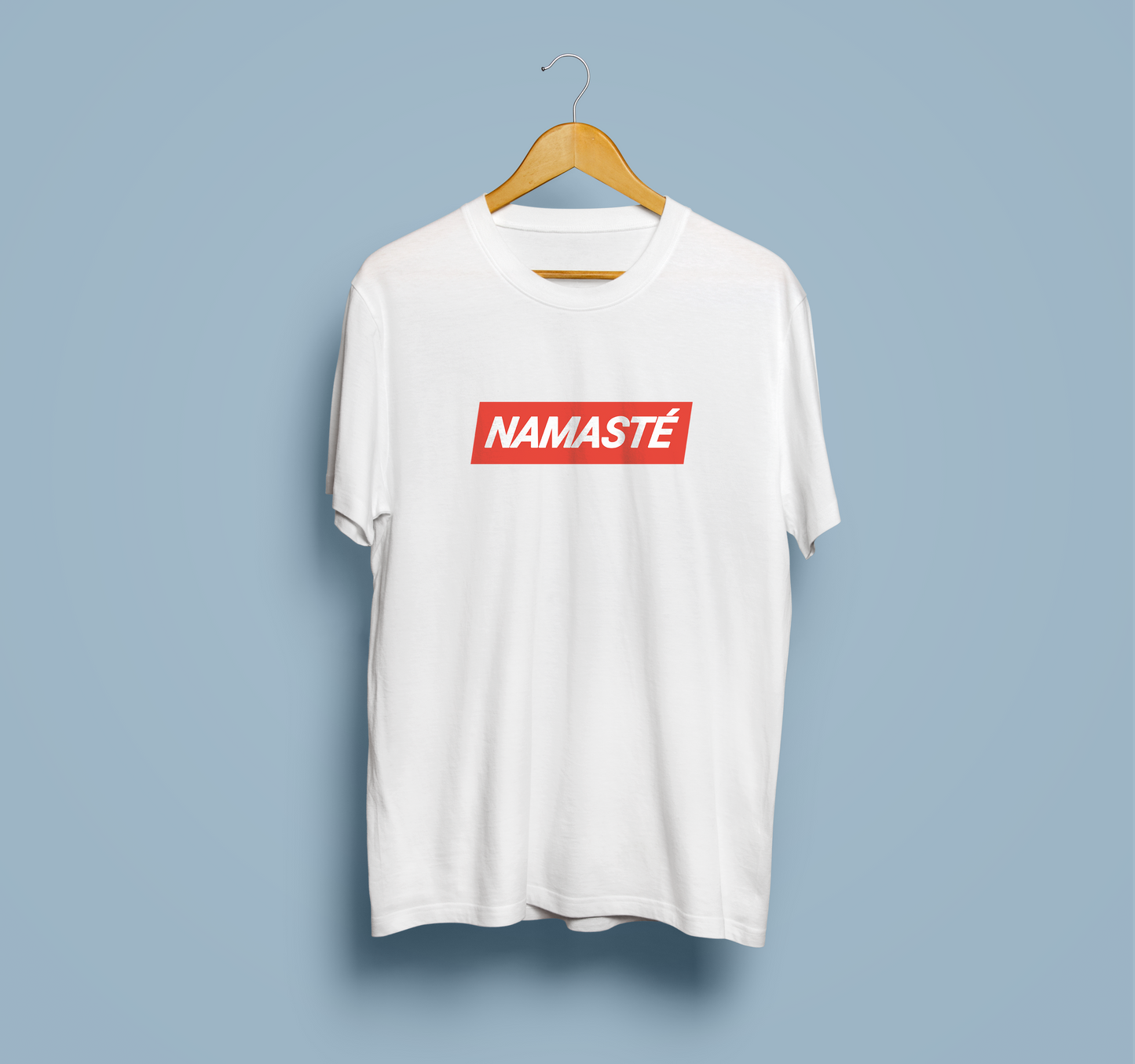 Namaste - maglietta unisex in cotone biologico di alta qualità - stampa frontale