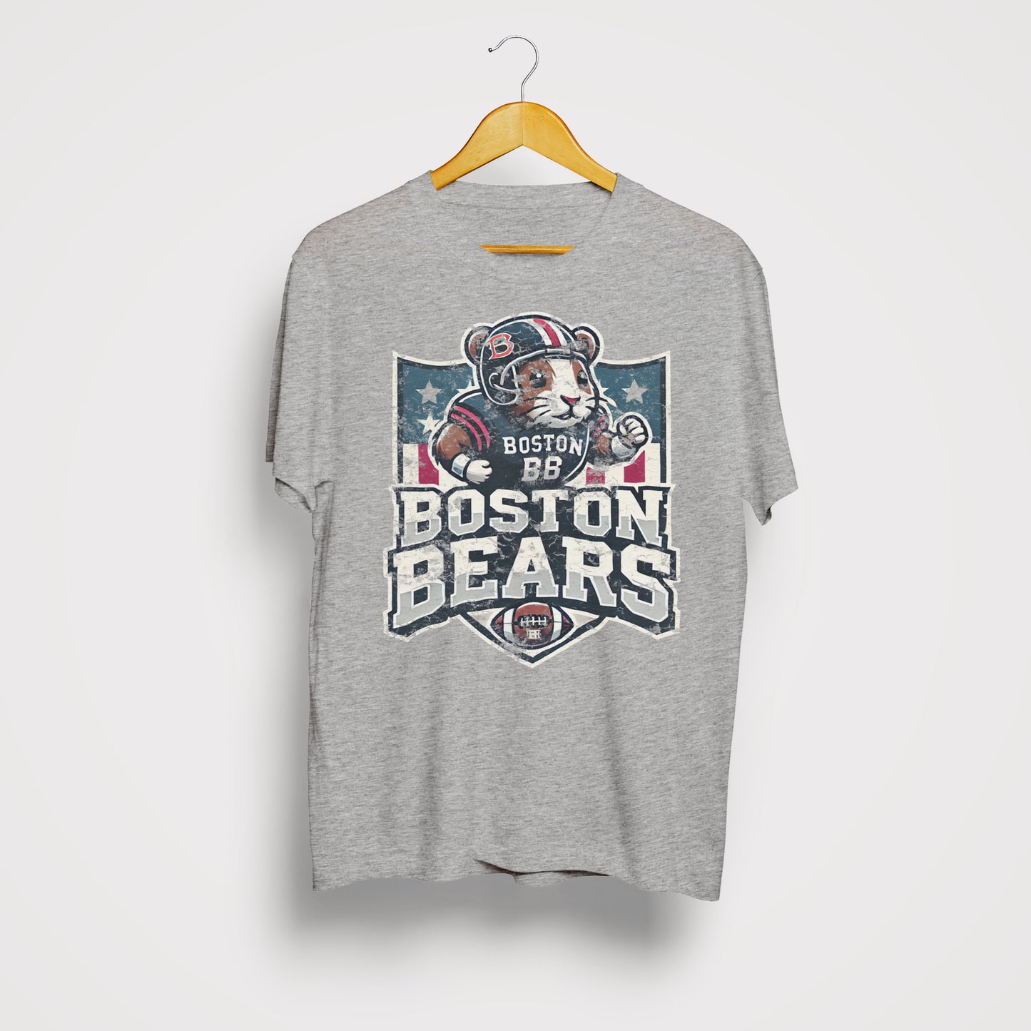 Boston Bears - Organic unisex shirt with vintage chest print