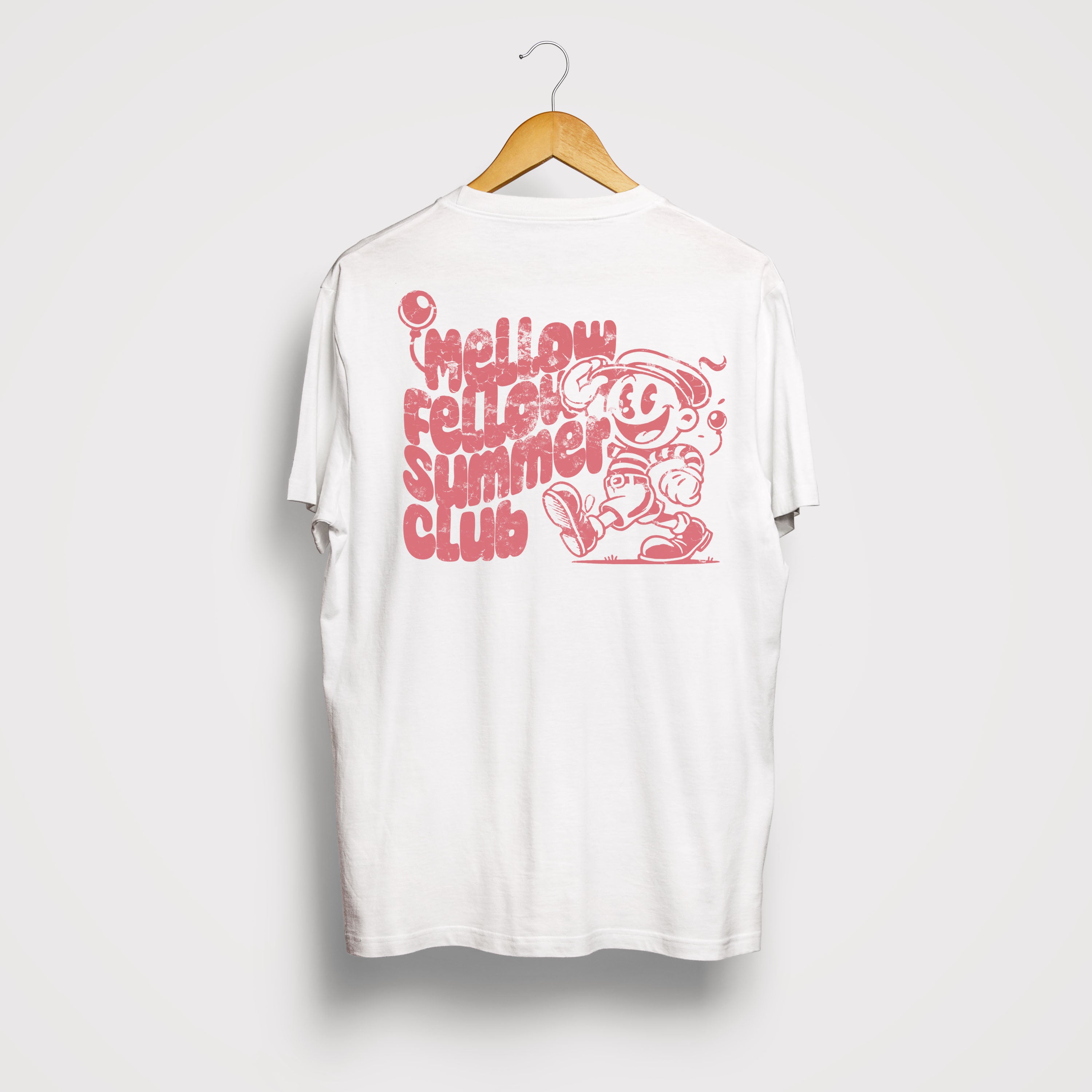 Mellow Fellow Summer Club - Organic Unisex Shirt with back print