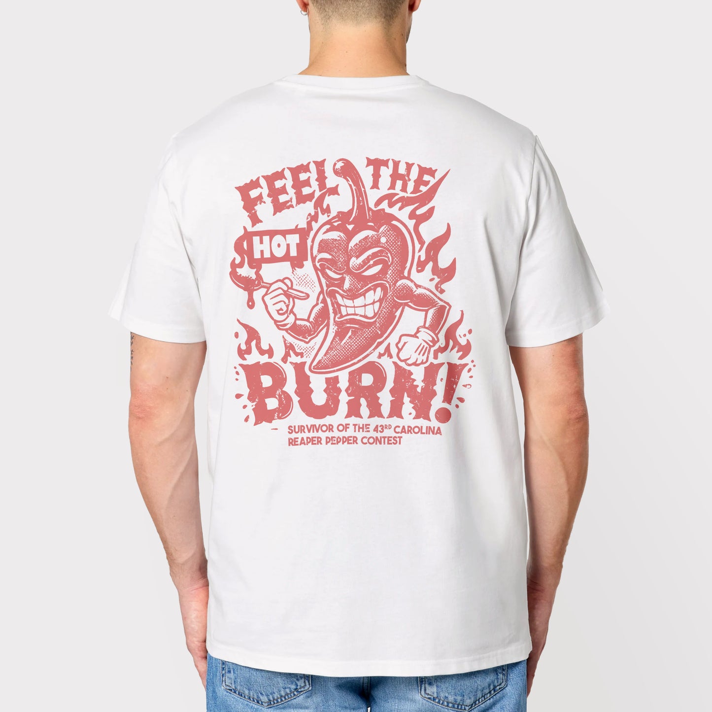 Feel The Burn Carolina Contest - Organic Unisex Shirt mit Rückenprint