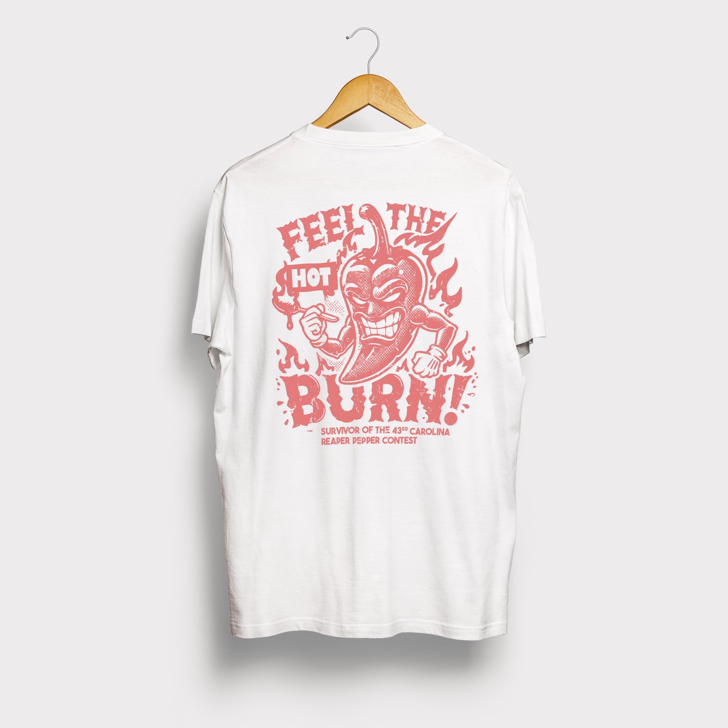 Feel The Burn Carolina Contest - Organic Unisex Shirt mit Rückenprint