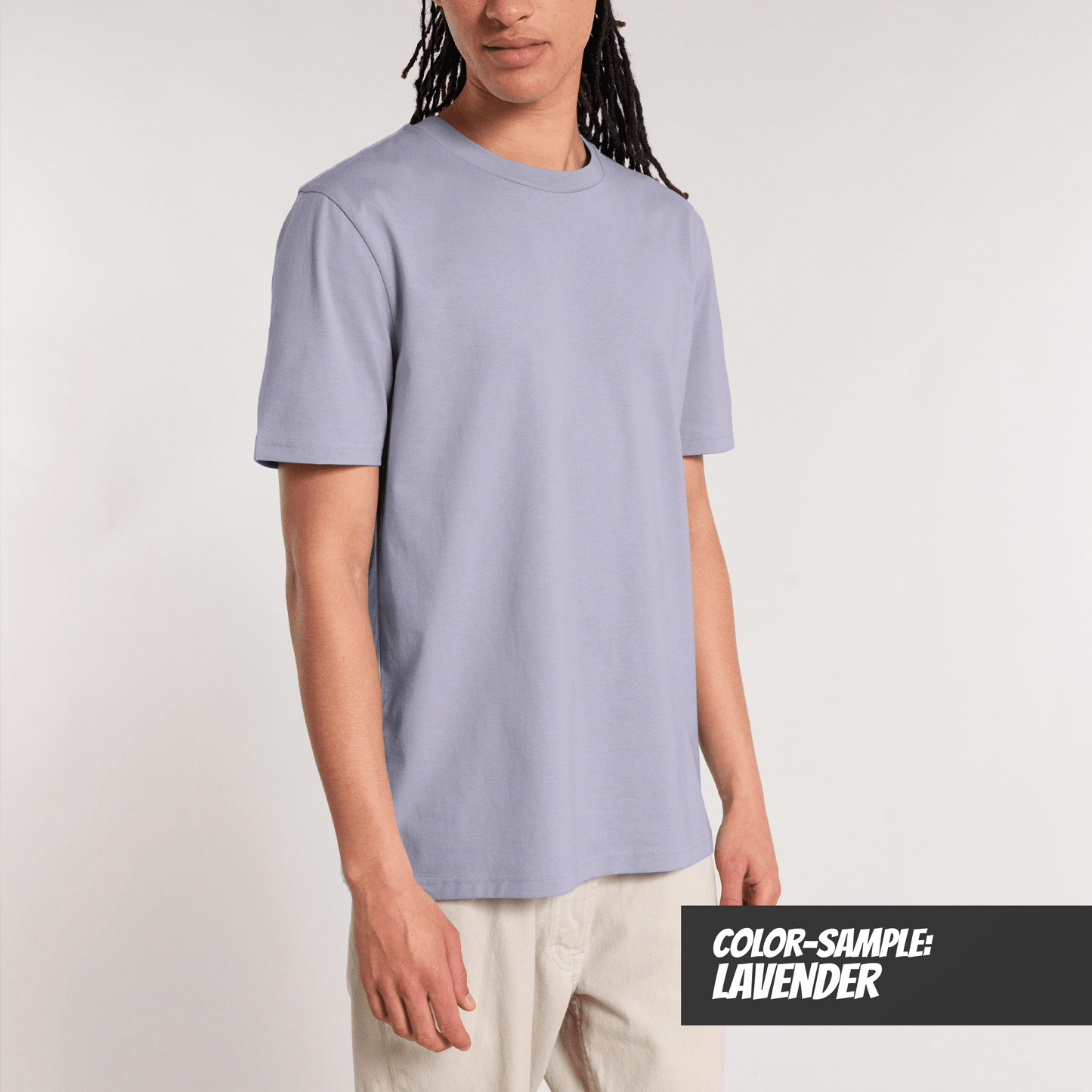 Keep Loving - Lavender - Organic Unisex Shirt with back print
